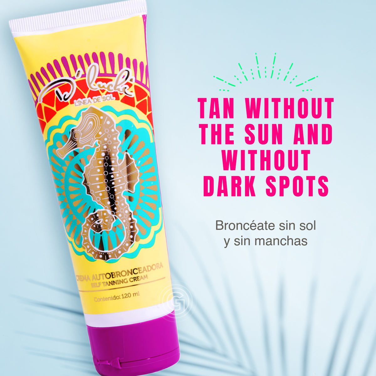 D'Luchi Kit Summer Glow - Crema Autobronceadora + Gel Bronceador en Sachet y Bronceador de Coco - Hidratación y Efecto Natural