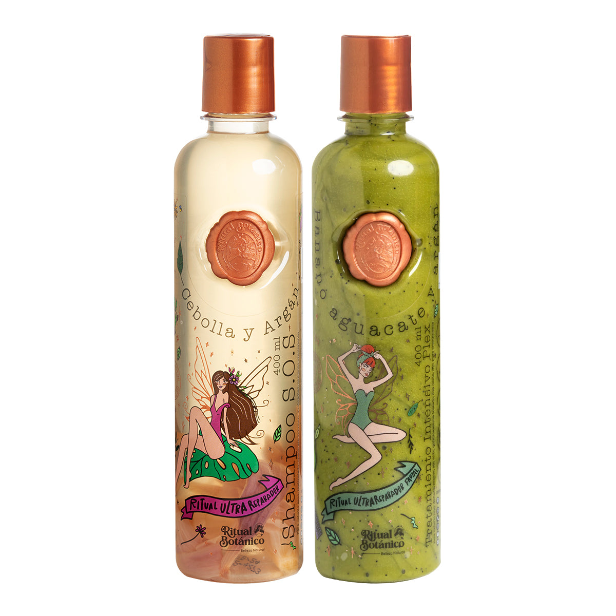 Ritual Botánico Shampoo de Cebolla y Tratamiento Antifrizz - Hidratación, Reparación y Crecimiento