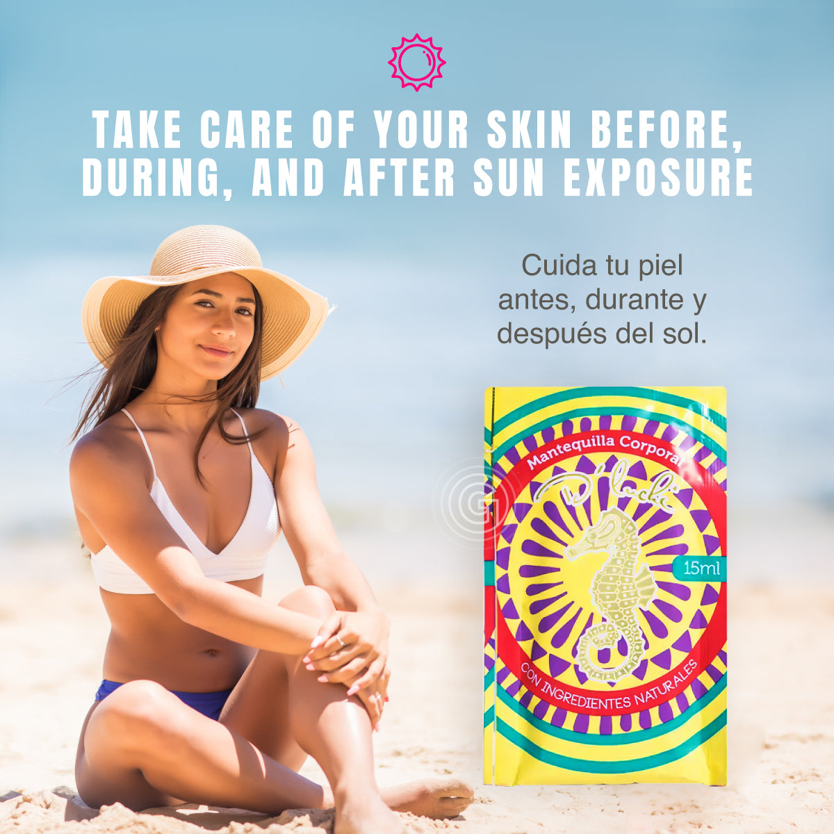 D'Luchi Kit Beach Essentials - Protector Solar SPF 50 + After Sun Refrescante + Mantequilla Corporal Hidratante – Protección, Hidratación y Cuidado Completo