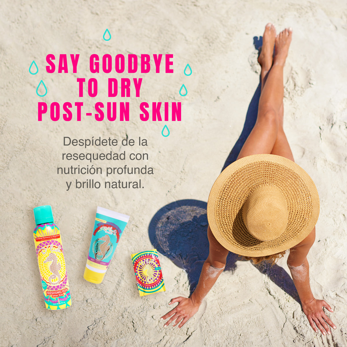 D'Luchi Kit Beach Essentials - Protector Solar SPF 50 + After Sun Refrescante + Mantequilla Corporal Hidratante – Protección, Hidratación y Cuidado Completo