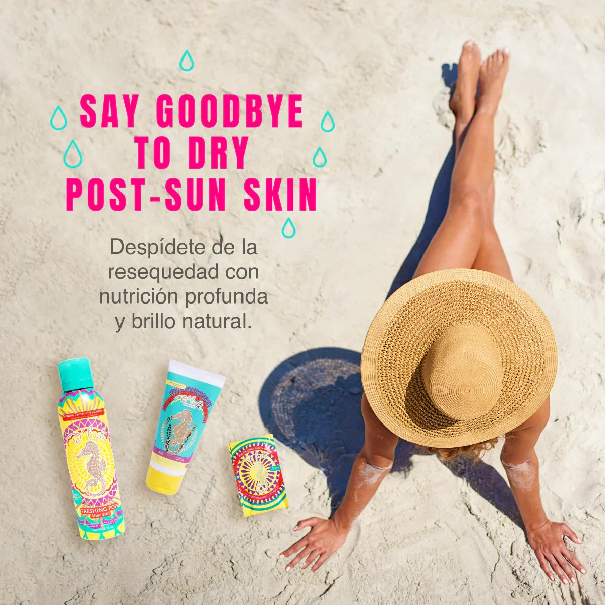 D'Luchi Kit Beach Essentials - Protector Solar SPF 50 + After Sun Refrescante + Mantequilla Corporal Hidratante – Protección, Hidratación y Cuidado Completo