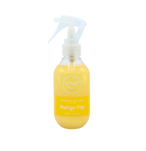 Vive Beauty Mango Pop Shimmer Body Splash 200ml — Tropical Glitter Mist, Luminous Glow & Fruity Fragrance
