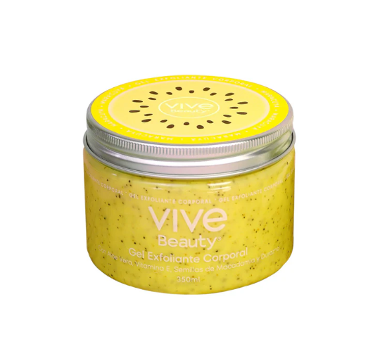 Vive Beauty Passion Fruit Body Scrub Gel 350ml — Gentle Refreshing Exfoliation, Soft Revitalized Skin & Tropical Scent