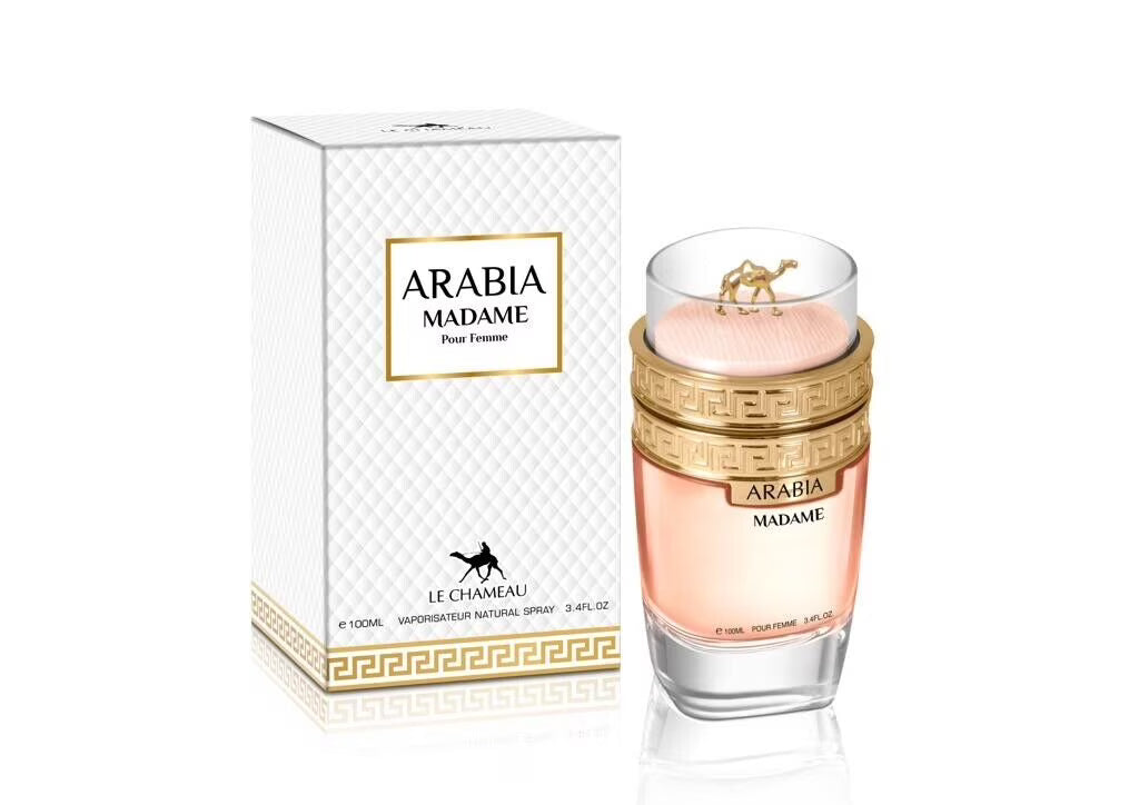 Arabia Madame Eau de Parfum 100ml – Floral Citrus Luxury Perfume for Women, Long Lasting Elegant Fragrance