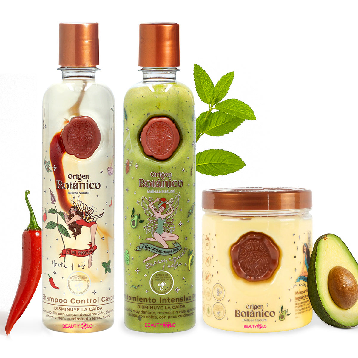 Ritual Botanico Hair Repair Kit – Plex Treatment + Aji Shampoo + Botanical Bomb Mask