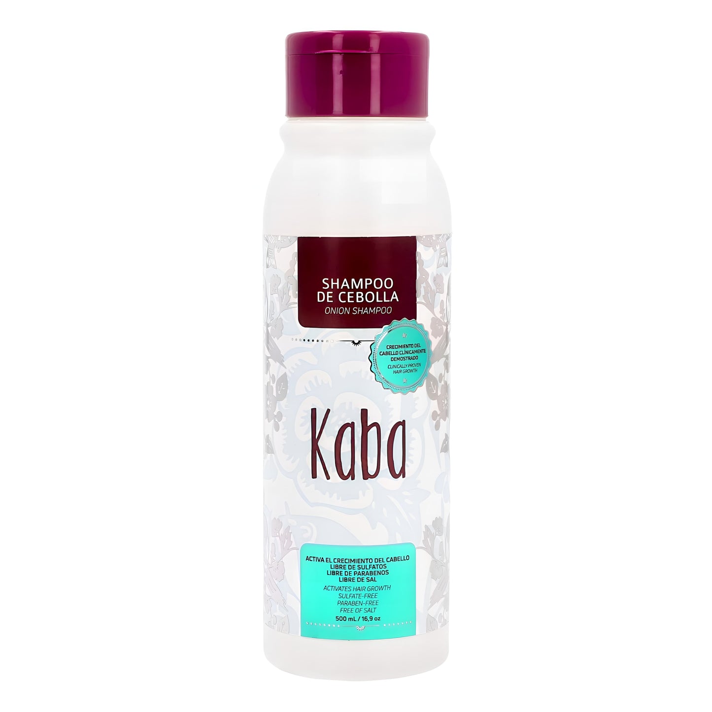 Kaba Shampoo de Cebolla - Crecimiento y Fortalecimiento Capilar Natural