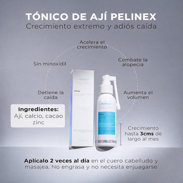 Click Hair Pelinex Natural Hair Growth Tonic — Strengthens Follicle | Reduces Hair Loss | Minoxidil Free | 120ml