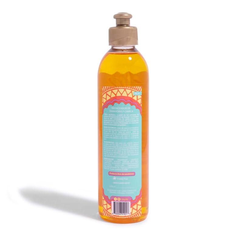 D'Luchi Carrot Tanning Oil with Cinnamon, Vitamin E & Collagen, High Natural Beta-Carotene Tanning Accelerator SPF 4 Suntan Oil, 8.45 Oz - Beauty Glo