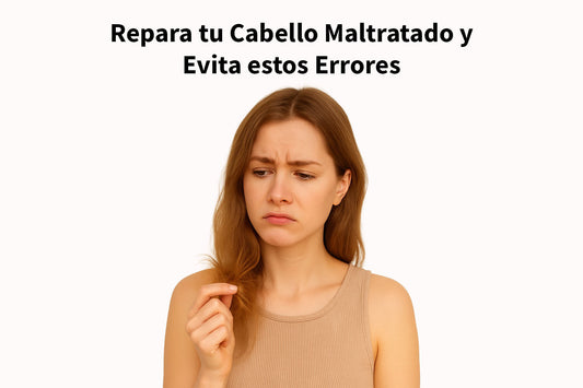 Errores Comunes y Cómo Reparar el Cabello Maltratado y Reseco