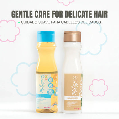 Milagros Kids Growth and Protection Kit – Shampoo + Herbal Conditioner