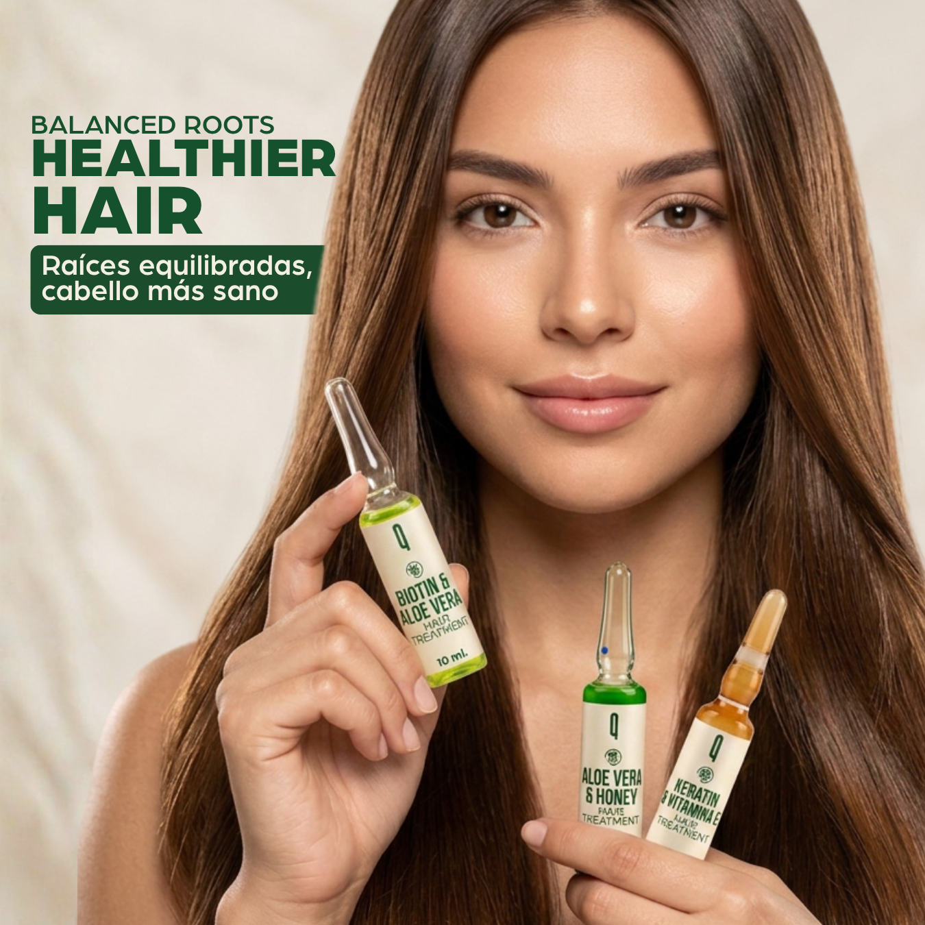 Happy Scalp Hair Care Kit – Keratin & Vitamin E + Aloe Vera & Honey + Biotin & Aloe (6 Hair Ampoules Set)