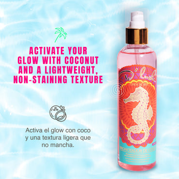 D'Luchi Kit Summer Glow - Crema Autobronceadora + Gel Bronceador en Sachet y Bronceador de Coco - Hidratación y Efecto Natural