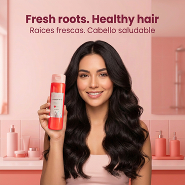Click Hair Shampoo – Oil Control & Hair Growth Support – Deep Scalp Cleanser with Lemon, Mint & Biotin – 300ml