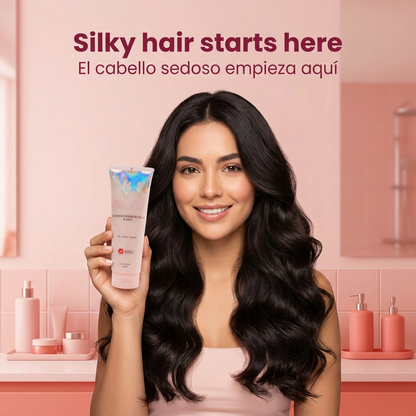 Click Hair Chili Conditioner 4-in-1 – Hydration, Shine & Detangling | Keratin, Silk Amino Acids & Wheat Protein | For All Hair Types