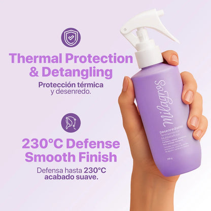 Milagros Desenredante Termoprotector Multibeneficios – Protección, Hidratación y Suavidad