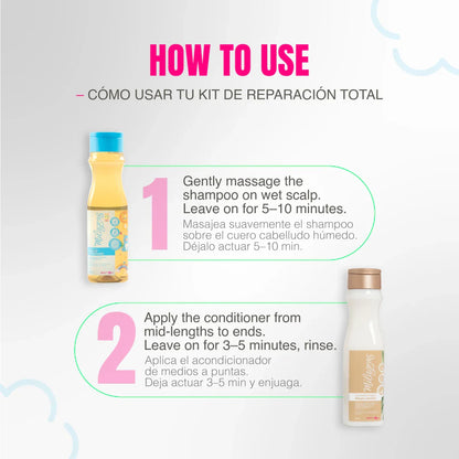 Milagros Kids Growth and Protection Kit – Shampoo + Herbal Conditioner