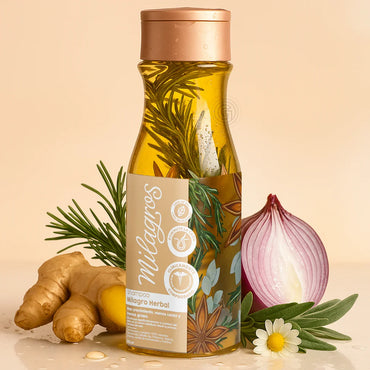 Milagros Shampoo Milagro Herbal – Crecimiento, Fortalecimiento y Menos Grasa 450ml.