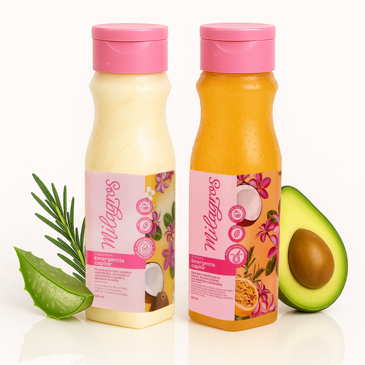 Milagros Revitalizing Duo - Shampoo Emergencia Capilar y Tratamiento Emergencia Capilar