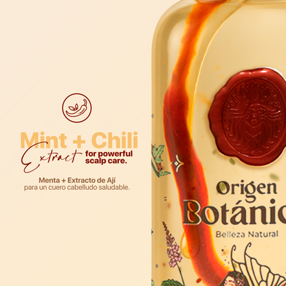 Ritual Botanico Shampoo para la Caspa y Caída del Cabello with Mint & Chili – Scalp Refresh & Flake Control