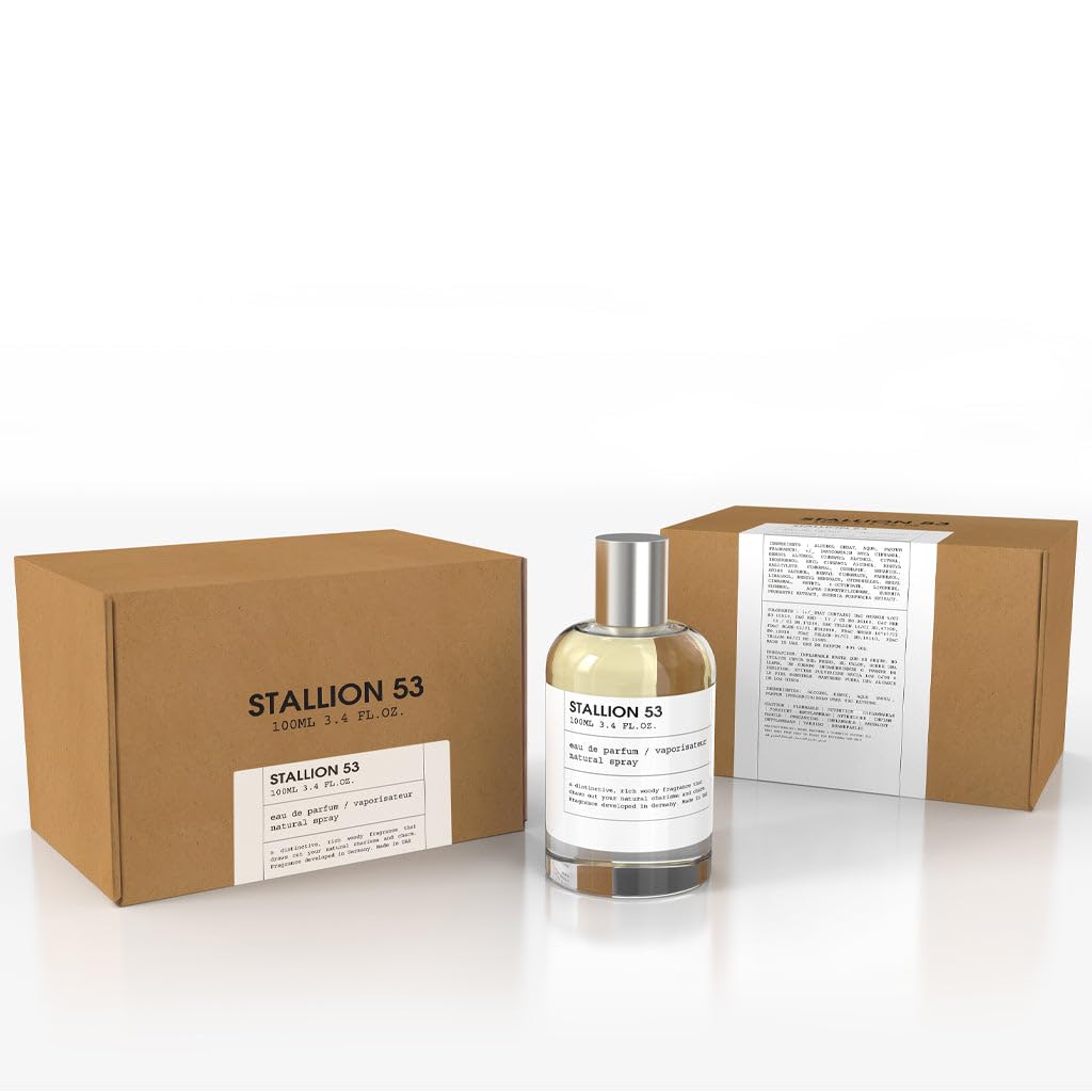 Stallion 53 Cologne 100ml – Bold Masculine Scent for Men, Long Lasting Strong Fresh Woody Aroma