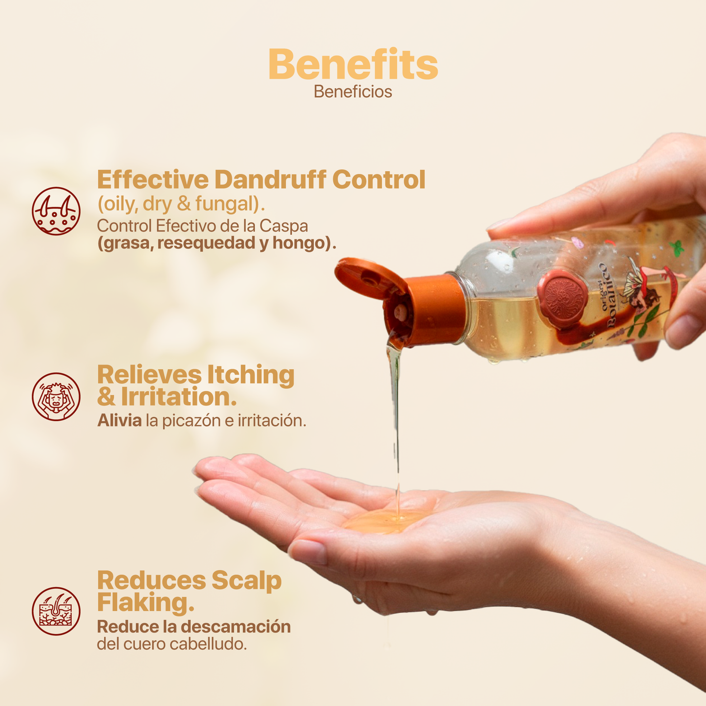 Ritual Botanico Shampoo para la Caspa y Caída del Cabello with Mint & Chili – Scalp Refresh & Flake Control