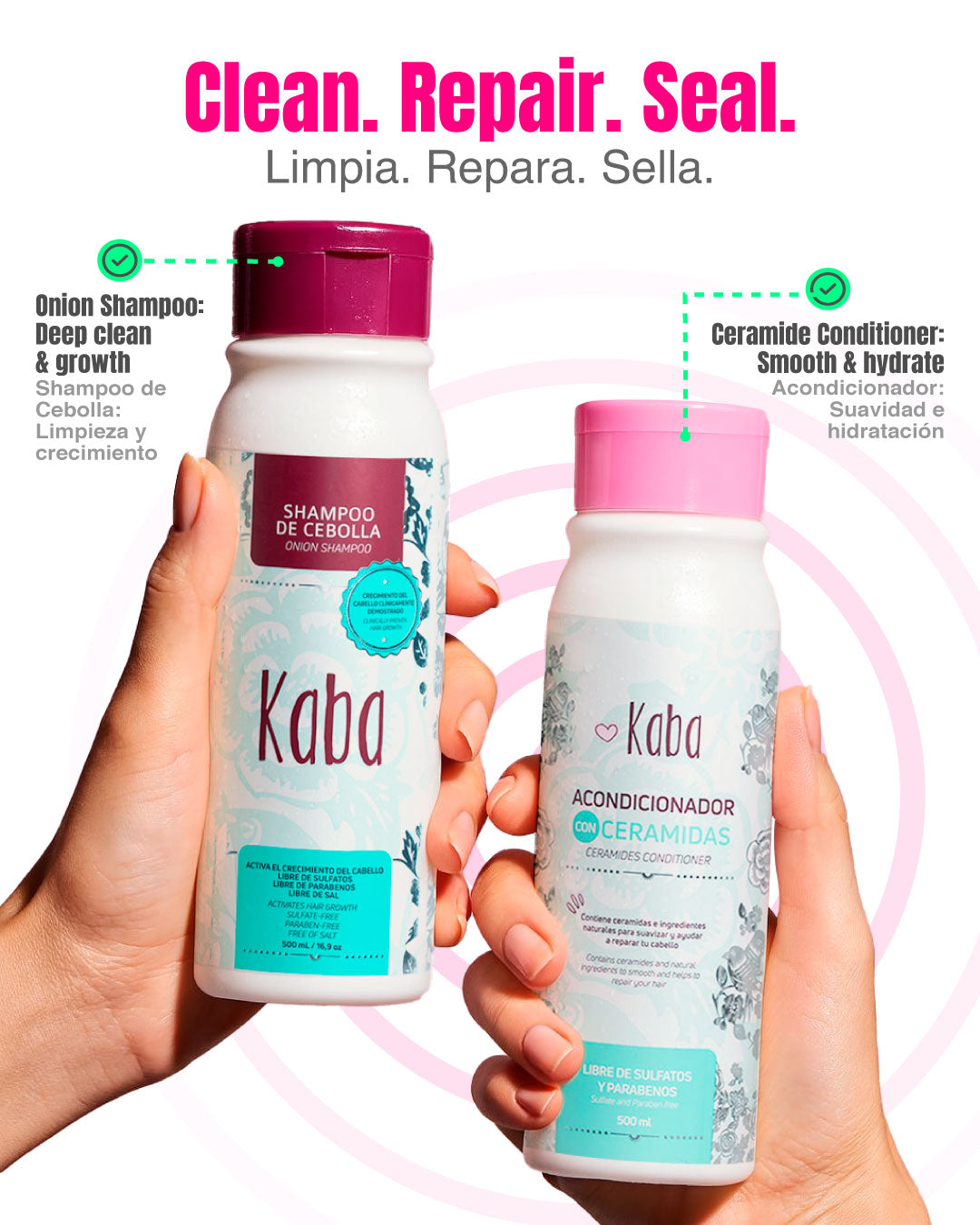 Paulina - Kit Kaba Essentials – Crecimiento, Fortalecimiento y Reparación