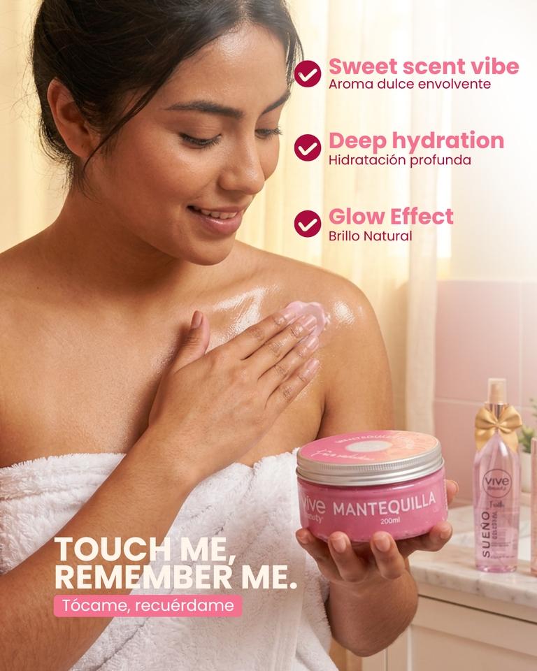 Vive Beauty Lilac Seduction Body Kit – Pure Seduction Body Butter, Strawberry Scrub, Coconut Oil, Euphoria Shimmer & Celestial Dream Mist