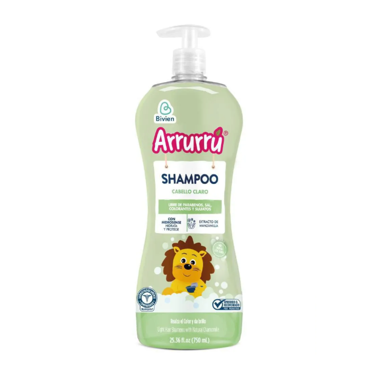 Arrurru Baby Shampoo for Light Hair – Gentle Care for Delicate Baby Hair 750 ml