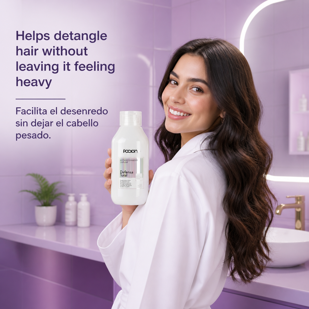 La Poción Control Caspa Conditioner — Lightweight Detangling Formula for Dry or Oily Dandruff | Soothes Scalp & Reduces Flaking