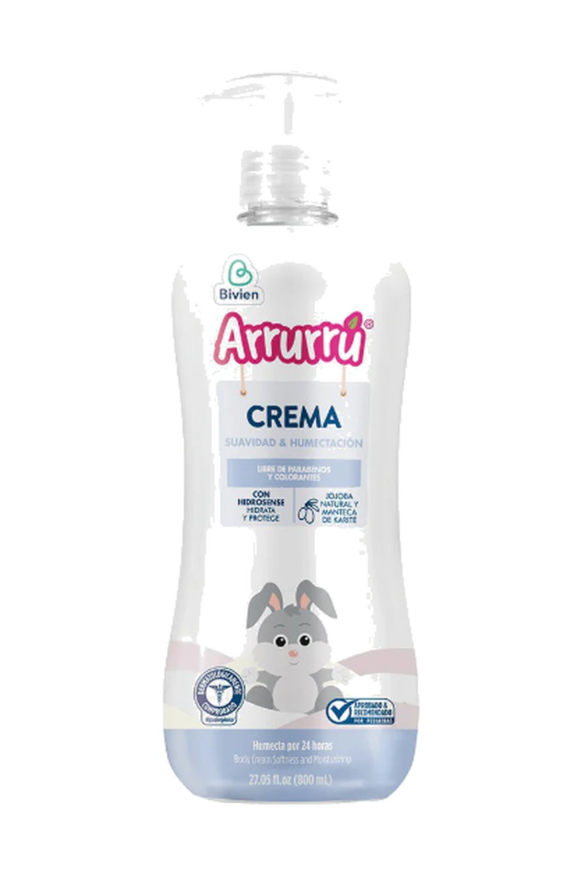 Arrurrú Crema Líquida Suavidad y Humectación 800ml — 24-Hour Natural Hydration