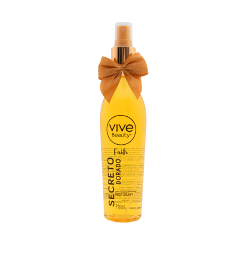 Vive Beauty Golden Secret Faith Body Splash 250ml — Sweet Intense Fragrance, All-Day Confidence & Feminine Glow