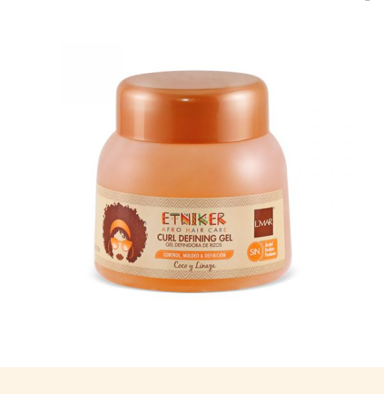Etniker Curl Defining Gel 1L – Coconut & Flaxseed Styling Gel for Long-Lasting Definition, Shine & Frizz Control – 1L