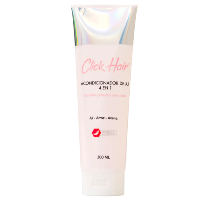 Click Hair Chili Conditioner 4-in-1 – Hydration, Shine & Detangling | Keratin, Silk Amino Acids & Wheat Protein | For All Hair Types