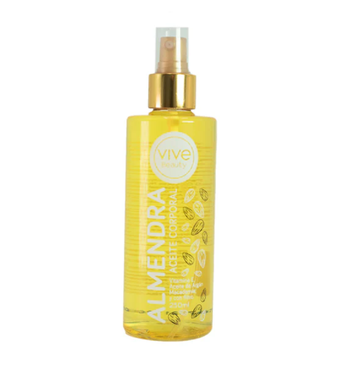 Vive Beauty Almond Body Oil 250ml — Intensive Nourishment, Firming & Natural Glow