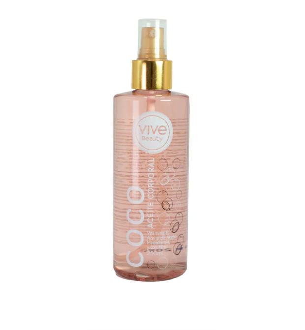 Vive Beauty Coconut Body Oil 250ml — Deep Moisture, Soft Skin & Tropical Glow