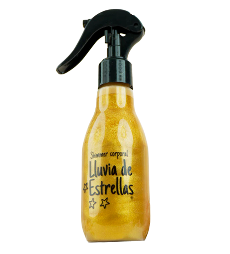 Lluvia de Estrellas Gold Shimmer Body Splash – Golden Illuminating Glow Mist