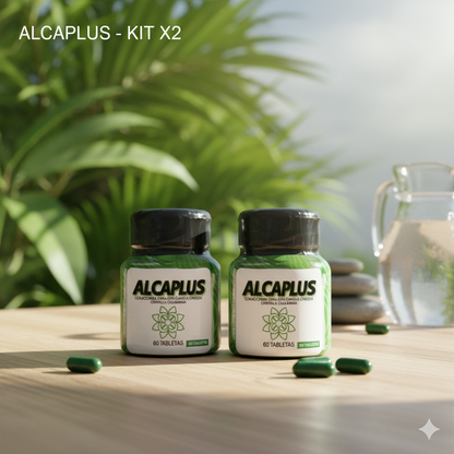 Alcaplus – Kit x2 | Natural Nutritional Supplement & Lifestyle Pack