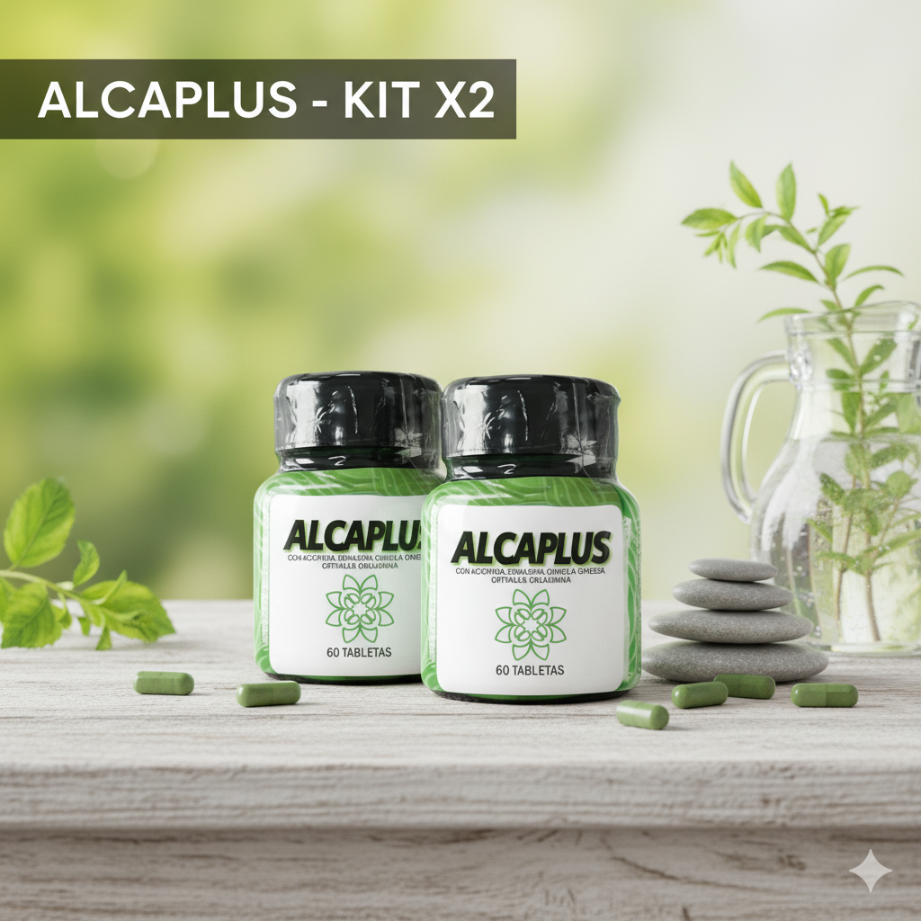 Alcaplus – Kit x2 | Natural Nutritional Supplement & Lifestyle Pack