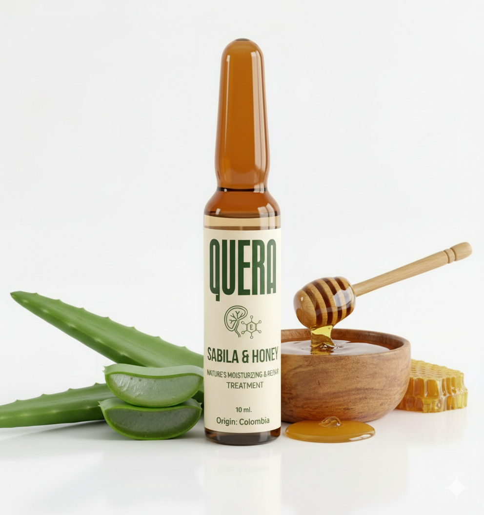 Aloe Vera & Honey Hair Treatment Ampoule – Deep Hydration Repair Serum for Dry, Damaged & Frizzy Hair