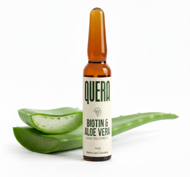 Biotin & Aloe Vera Hair Treatment Ampoule – Hydrating Hair Repair Serum for Dry, Weak & Damaged Hair
