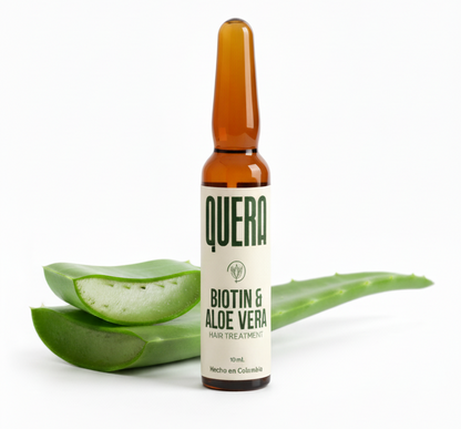 Biotin & Aloe Vera Hair Treatment Ampoule – Hydrating Hair Repair Serum for Dry, Weak & Damaged Hair