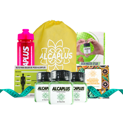 Alcaplus Kit x 3 - Suplemento Nutricional Natural – 3 Bottle Wellness Kit