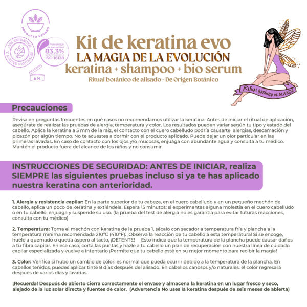 Ritual Botánico Keratina Vegana para el Cabello | Alisado Profesional con Brillo Espejo | 4 Oz/120 ml
