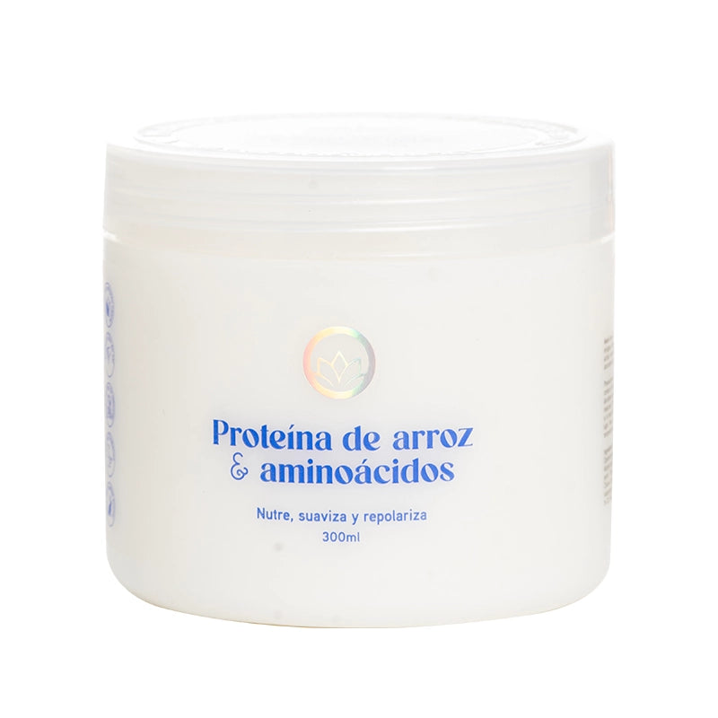 Pre-shampoo con proteína de arroz para cabello seco y suave