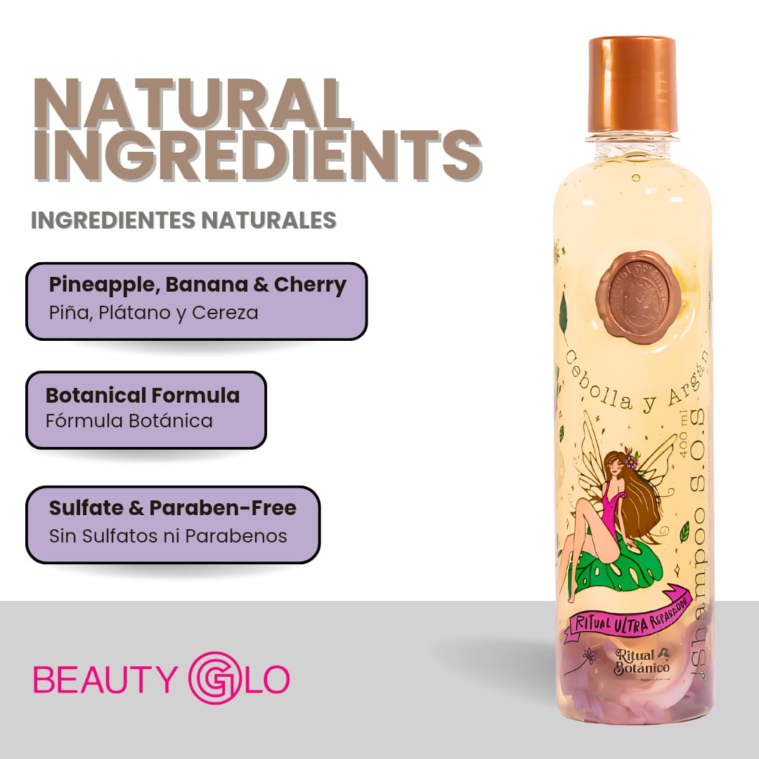 Shampoo Ultra Reparador S.O.S de Cebolla Ritual Botanico