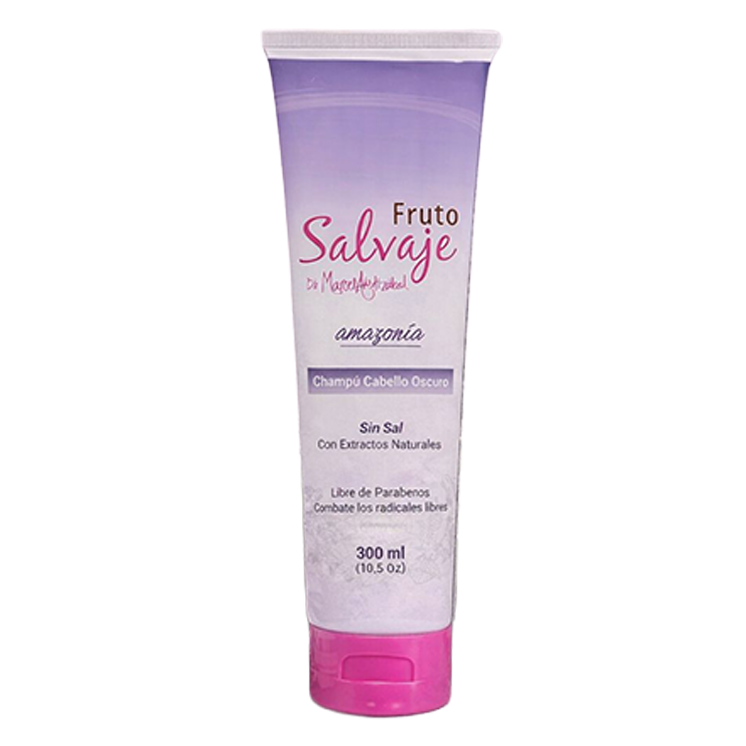 Frutos Salvajes Shampoo for Dark Hair – Color Protection & Shine Boost | Hydrating Formula with Sage, Ivy, Keratin & Aloe Vera