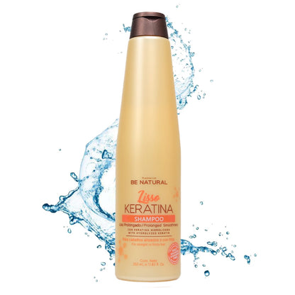 cabello liso, suave y libre de frizz.