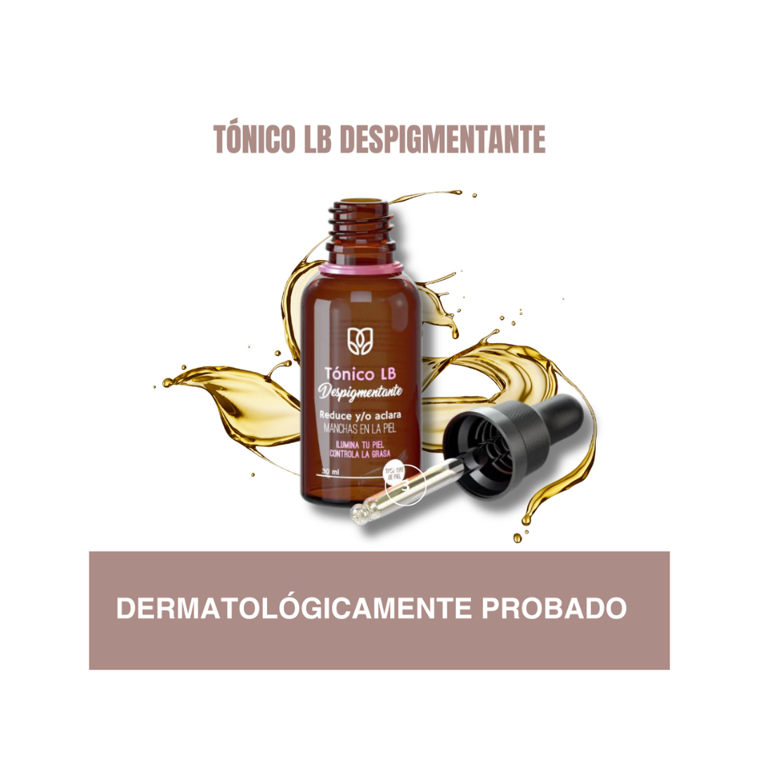 Tónico despigmentante facial que atenúa manchas, pecas y puntos negros. Unifica el tono de la piel de forma progresiva. ¡Descubre su poder aclarador!