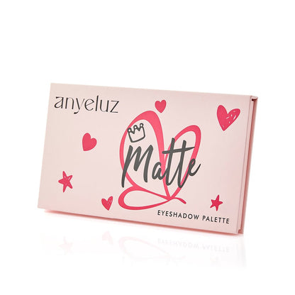 Anyeluz  Paleta de Sombras Matte – Colores Intensos y Acabado Aterciopelado