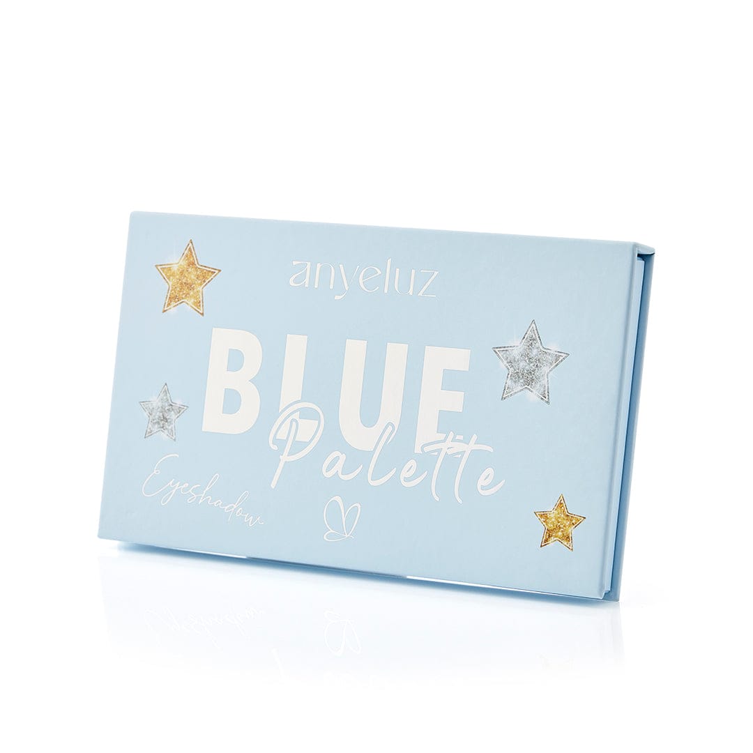 Anyeluz Paleta de Sombras Blue – Tonos Fríos para Miradas Impactantes